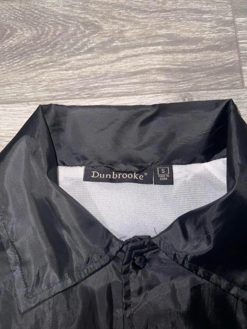 Dunbrooke Black 49ERS Coach Windbreaker